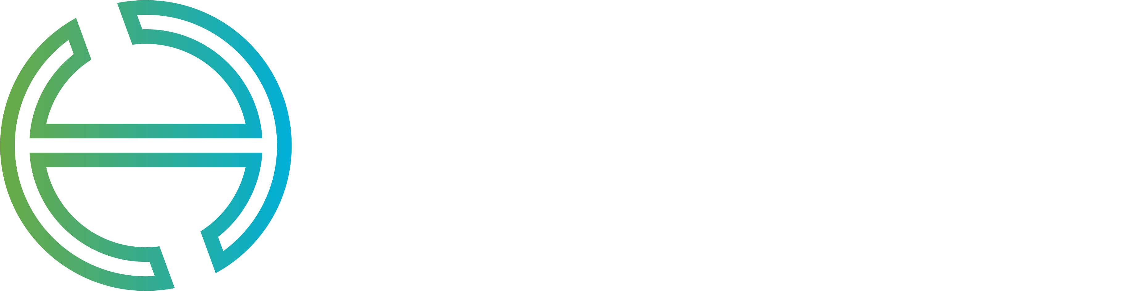 Hydron wide white text